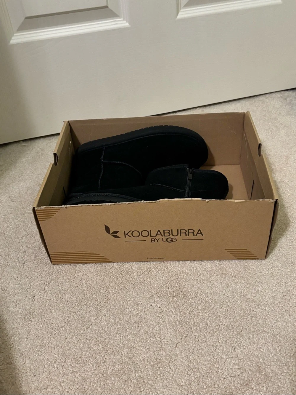 Koolaburra Black Koola Mini Ankle Boots